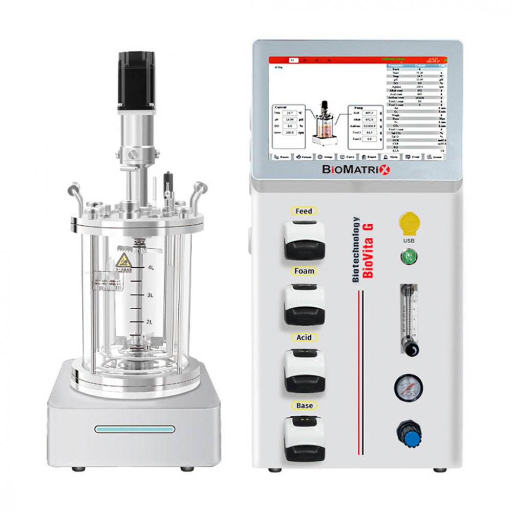 Биореактор лабораторный BioMatrix BioVita G на 3 л