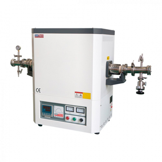 Печь трубчатая вакуумная высокотемпературная SafTherm со смотровым окном 1700 °C (арт. STG-40-17)